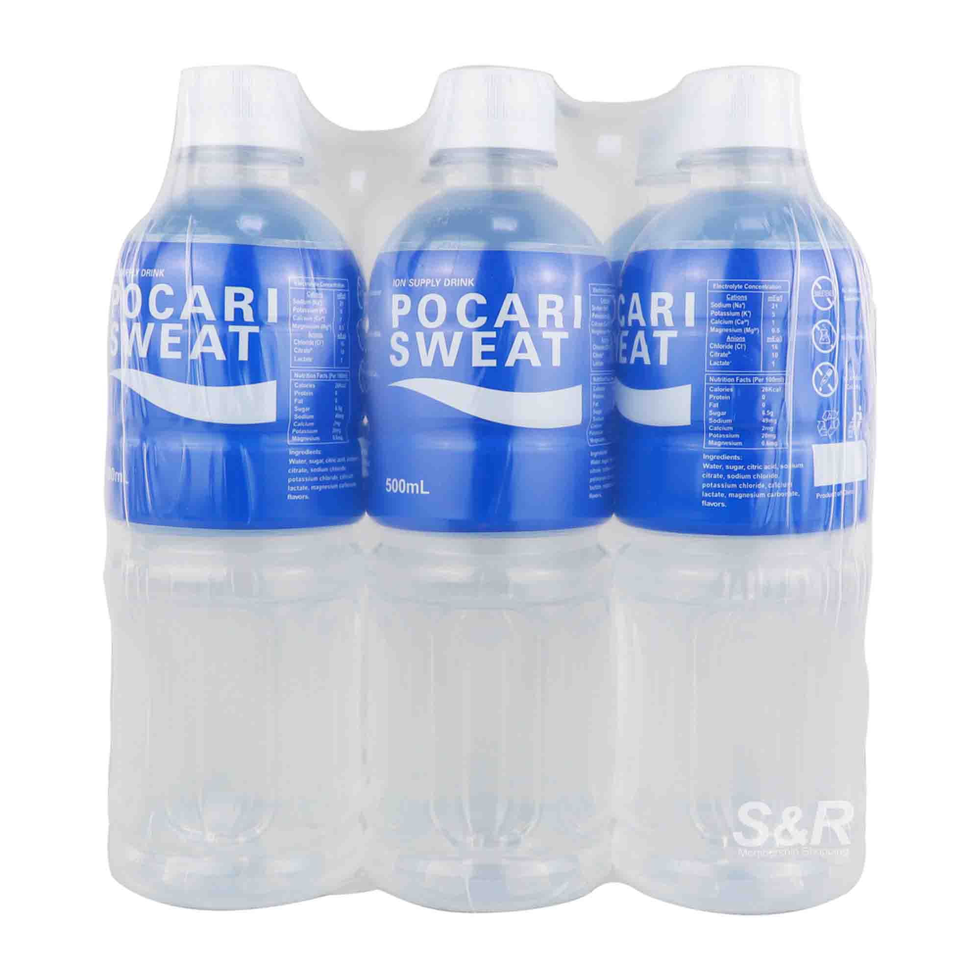Pocari Sweat 6 bottles
